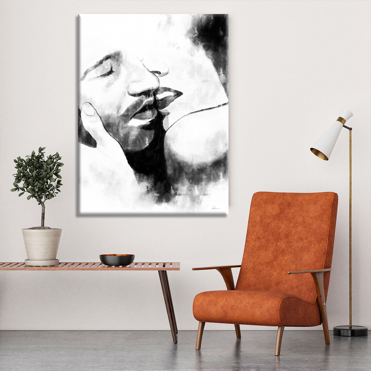 Kiss Close Canvas Print or Poster - Canvas Art Rocks - 6