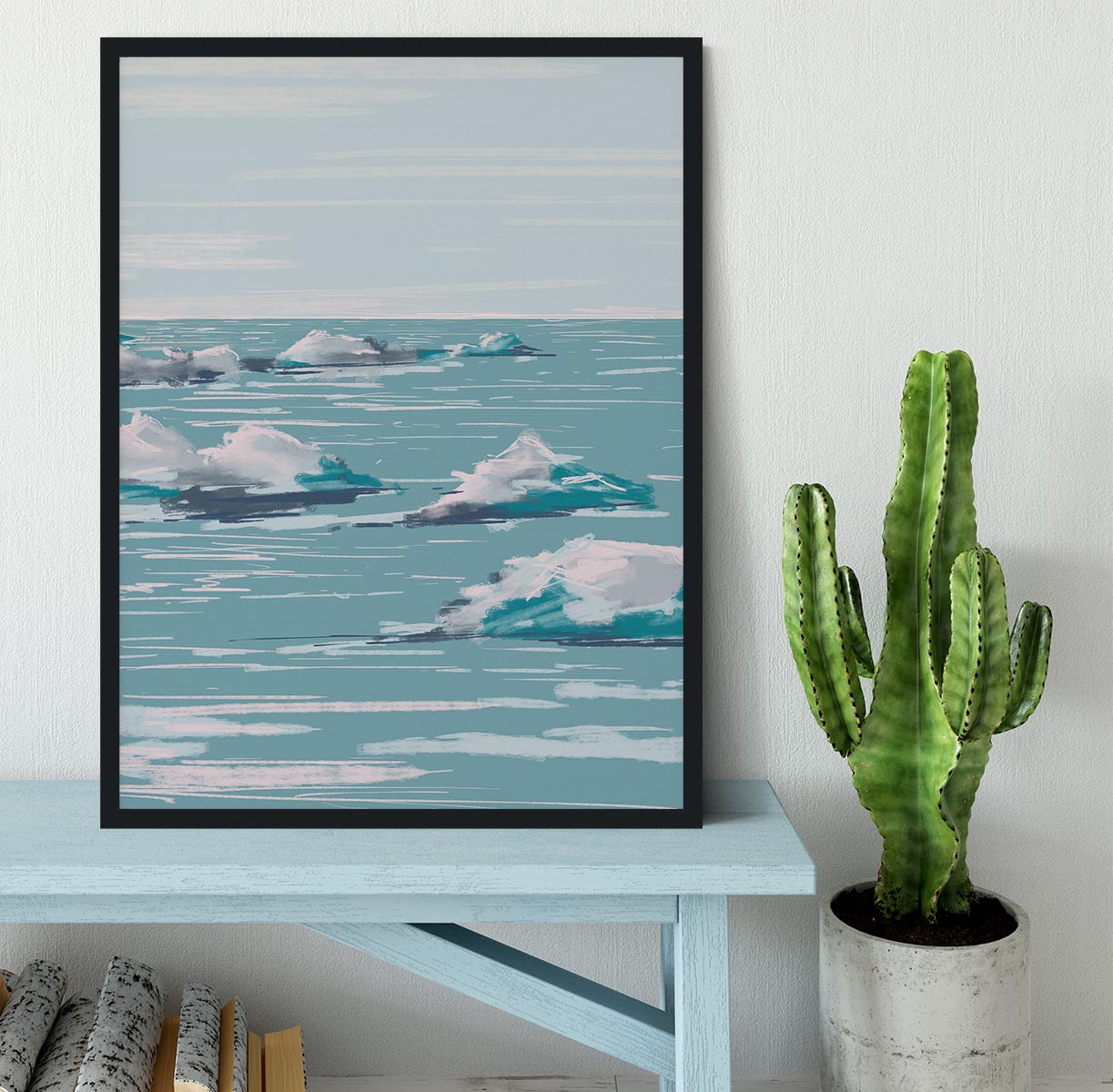 Seascape Framed Print - 1x - 2