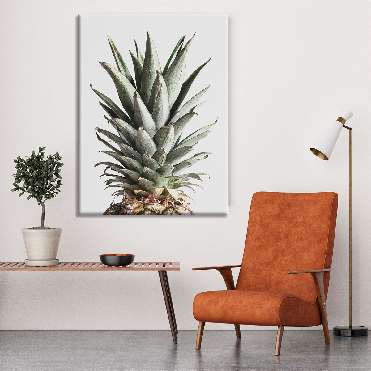 Pineapple Natural 02 Canvas Print or Poster - Canvas Art Rocks - 6