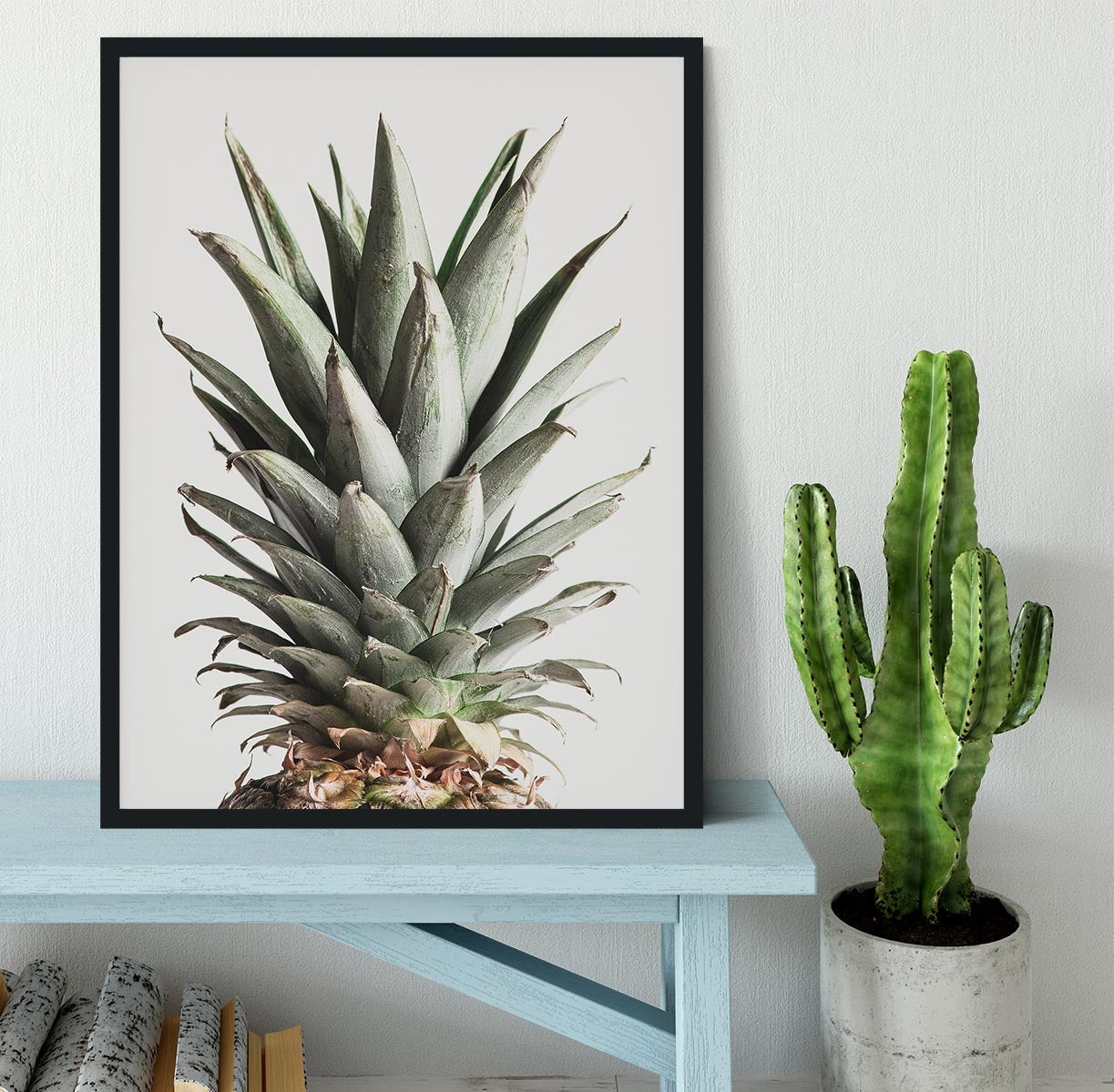 Pineapple Natural 02 Framed Print - Canvas Art Rocks - 2