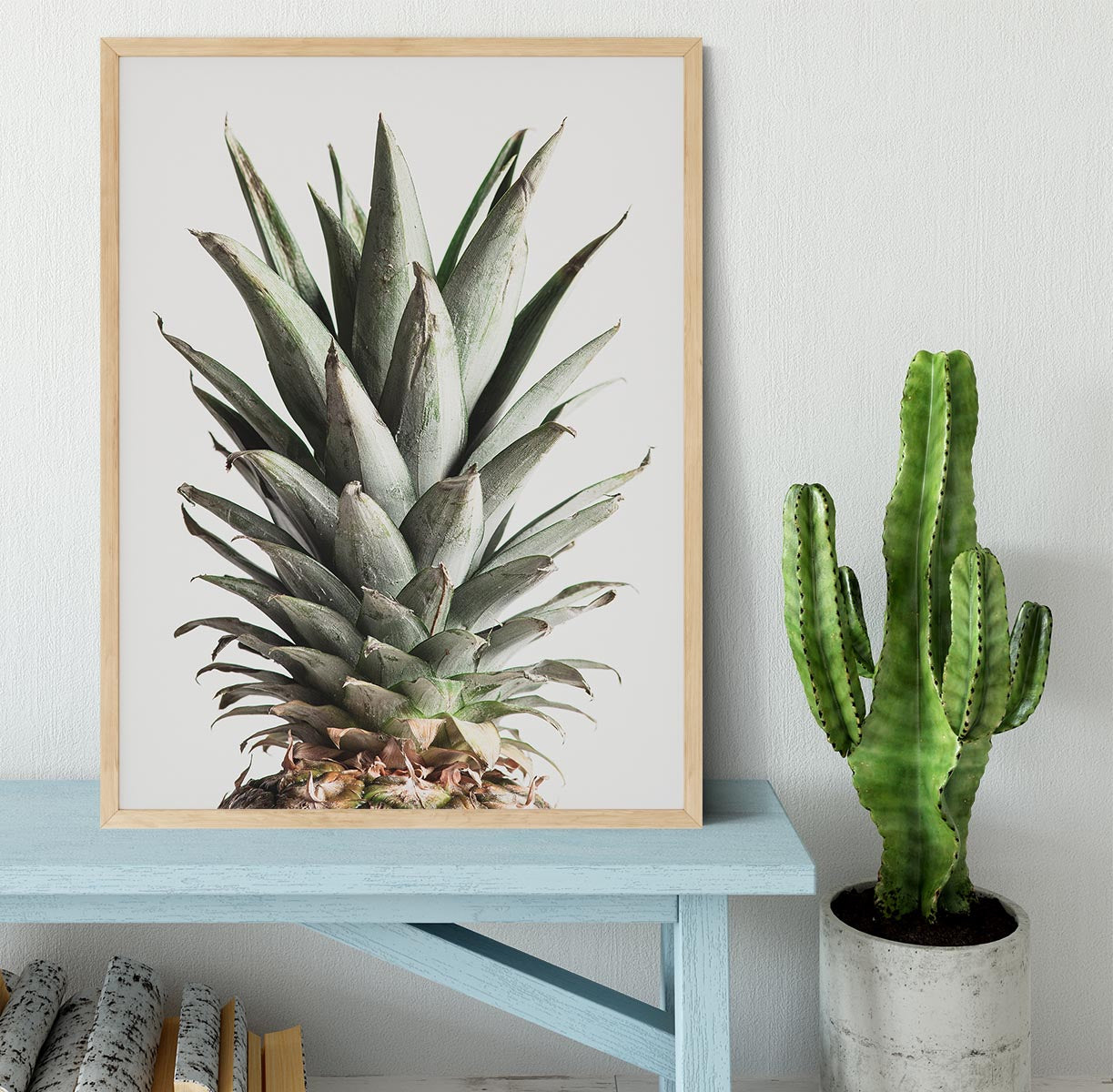 Pineapple Natural 02 Framed Print - Canvas Art Rocks - 4