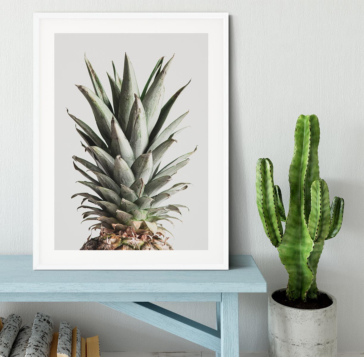 Pineapple Natural 02 Framed Print - Canvas Art Rocks - 5
