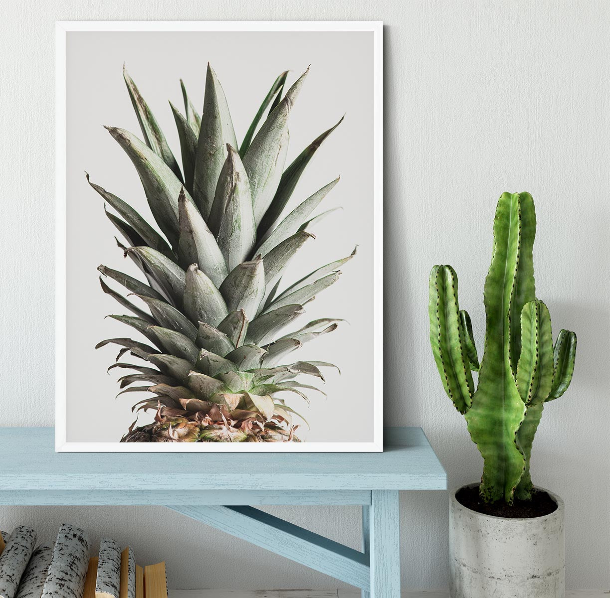 Pineapple Natural 02 Framed Print - Canvas Art Rocks -6