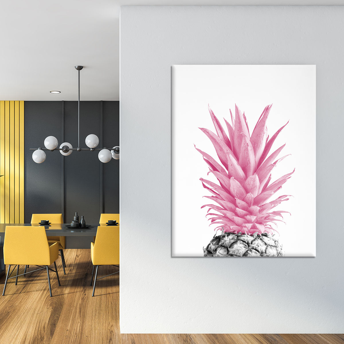Pinapple Pink 03 Canvas Print or Poster - Canvas Art Rocks - 4