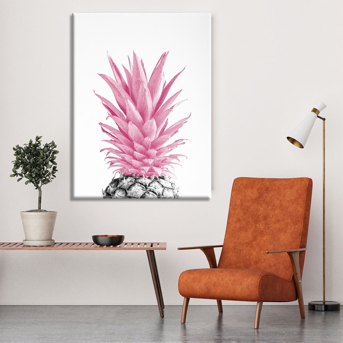 Pinapple Pink 03 Canvas Print or Poster - Canvas Art Rocks - 6