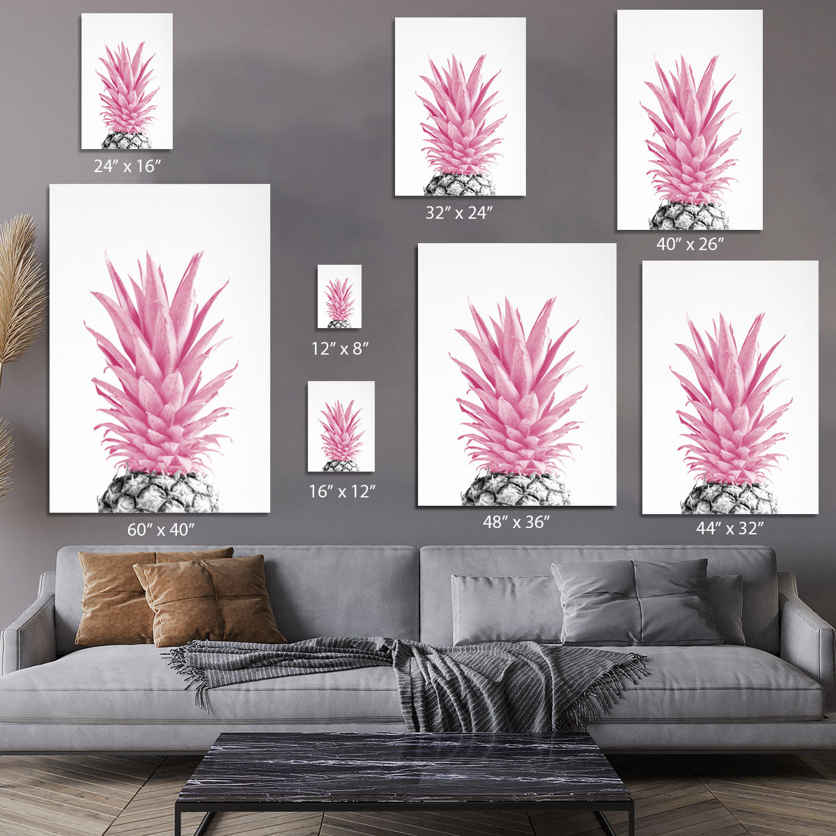 Pinapple Pink 03 Canvas Print or Poster - Canvas Art Rocks - 7