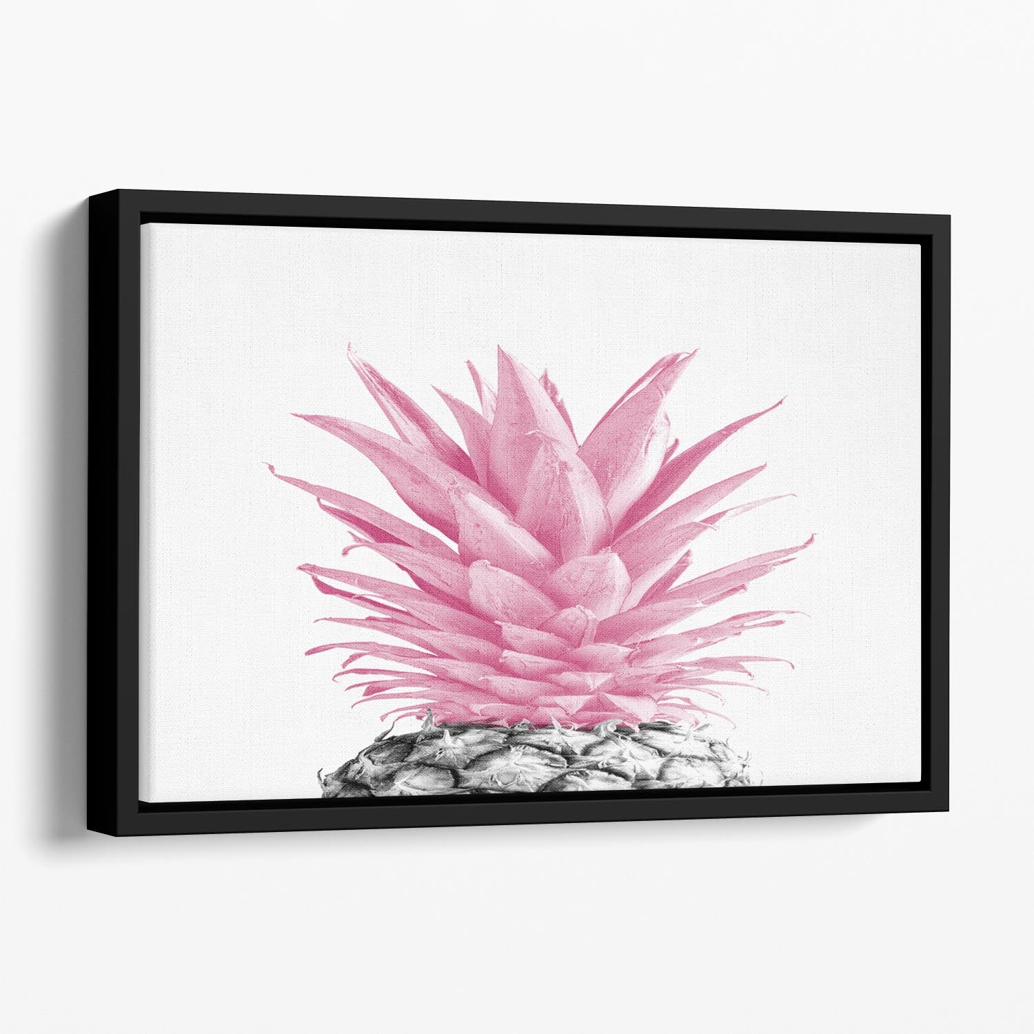 Pinapple Pink 03 Floating Framed Canvas - Canvas Art Rocks - 1
