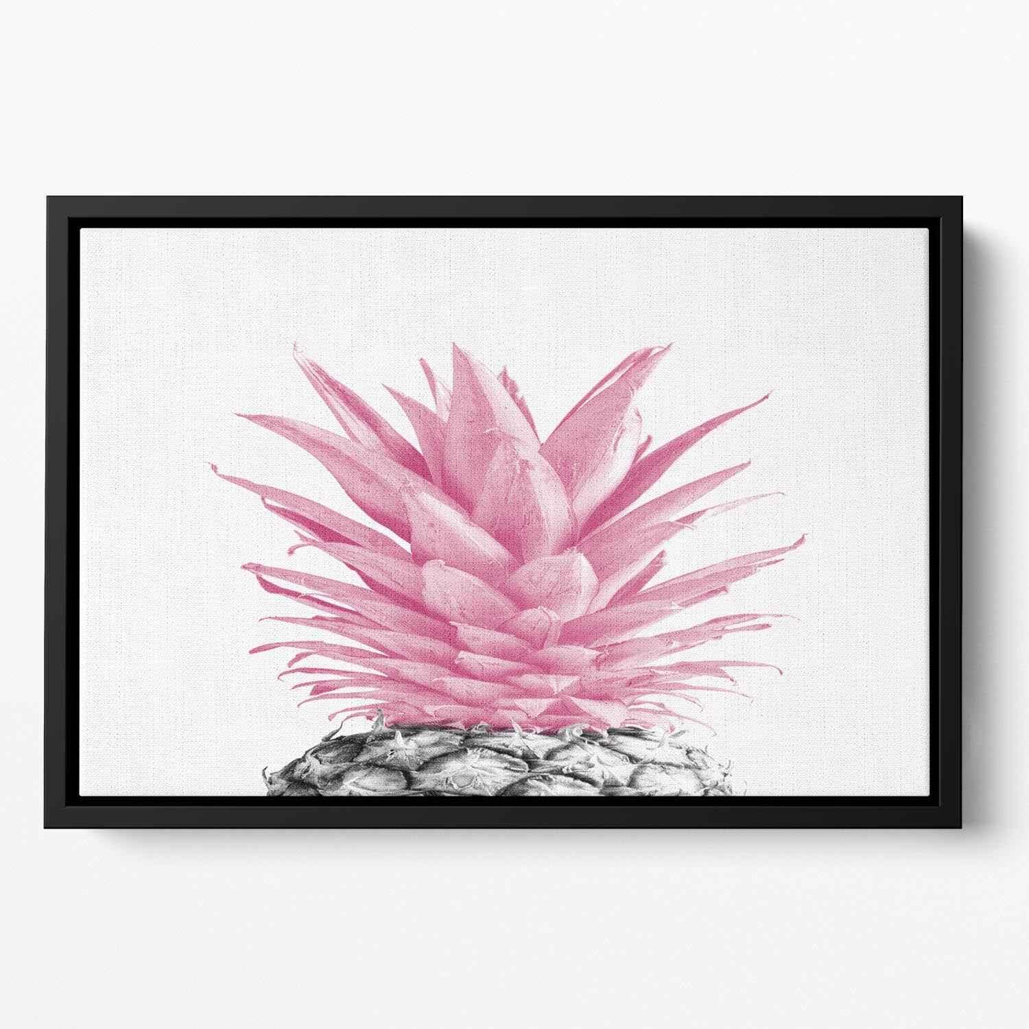Pinapple Pink 03 Floating Framed Canvas - Canvas Art Rocks - 2