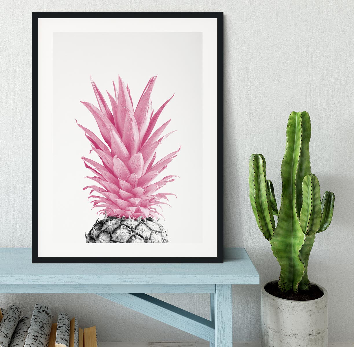 Pinapple Pink 03 Framed Print - Canvas Art Rocks - 1