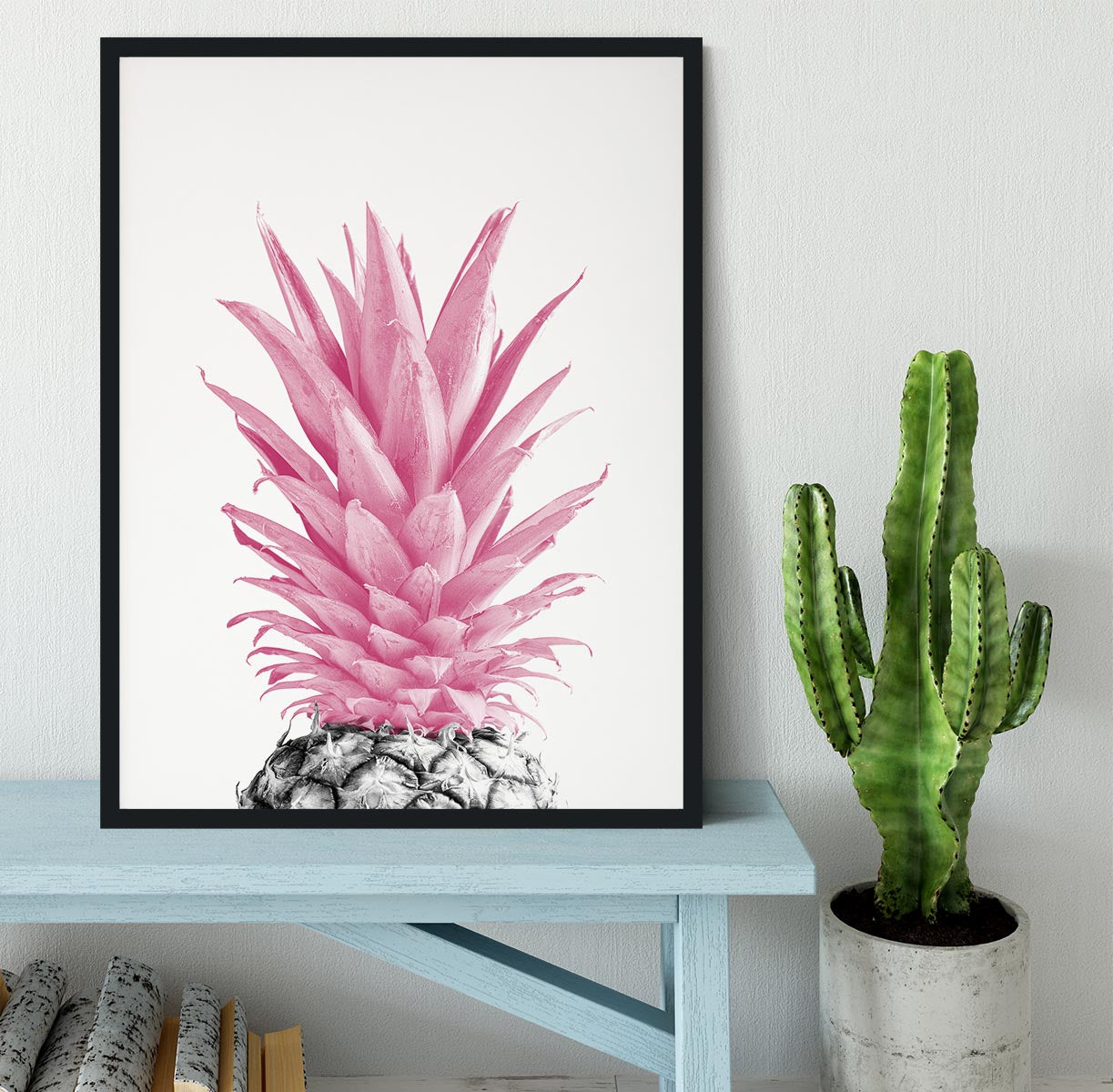 Pinapple Pink 03 Framed Print - Canvas Art Rocks - 2