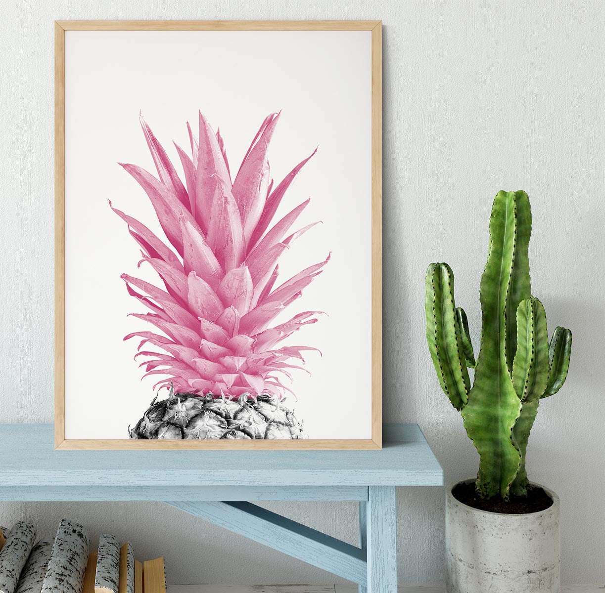Pinapple Pink 03 Framed Print - Canvas Art Rocks - 4