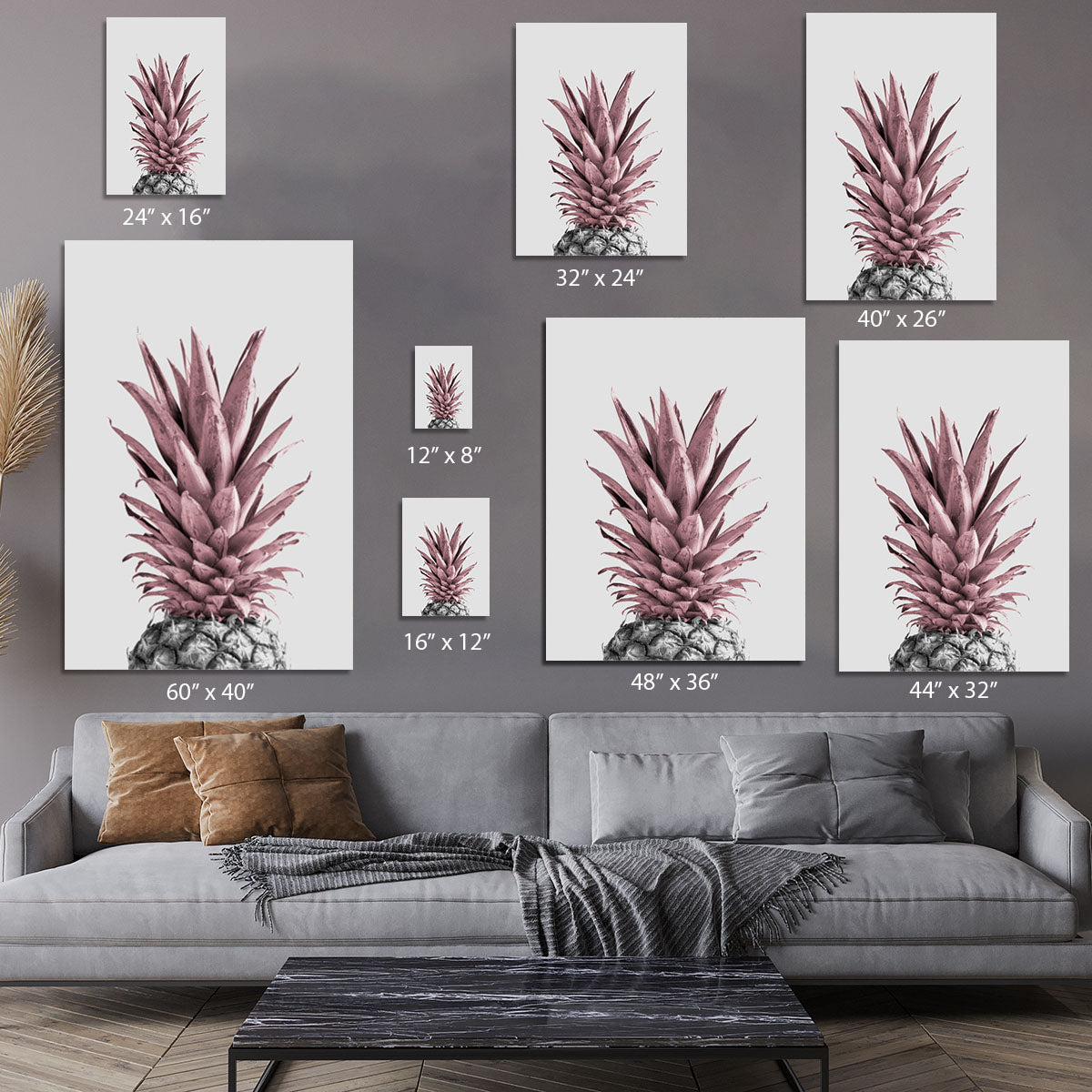 Pineapple Pink 04 Canvas Print or Poster - Canvas Art Rocks - 7