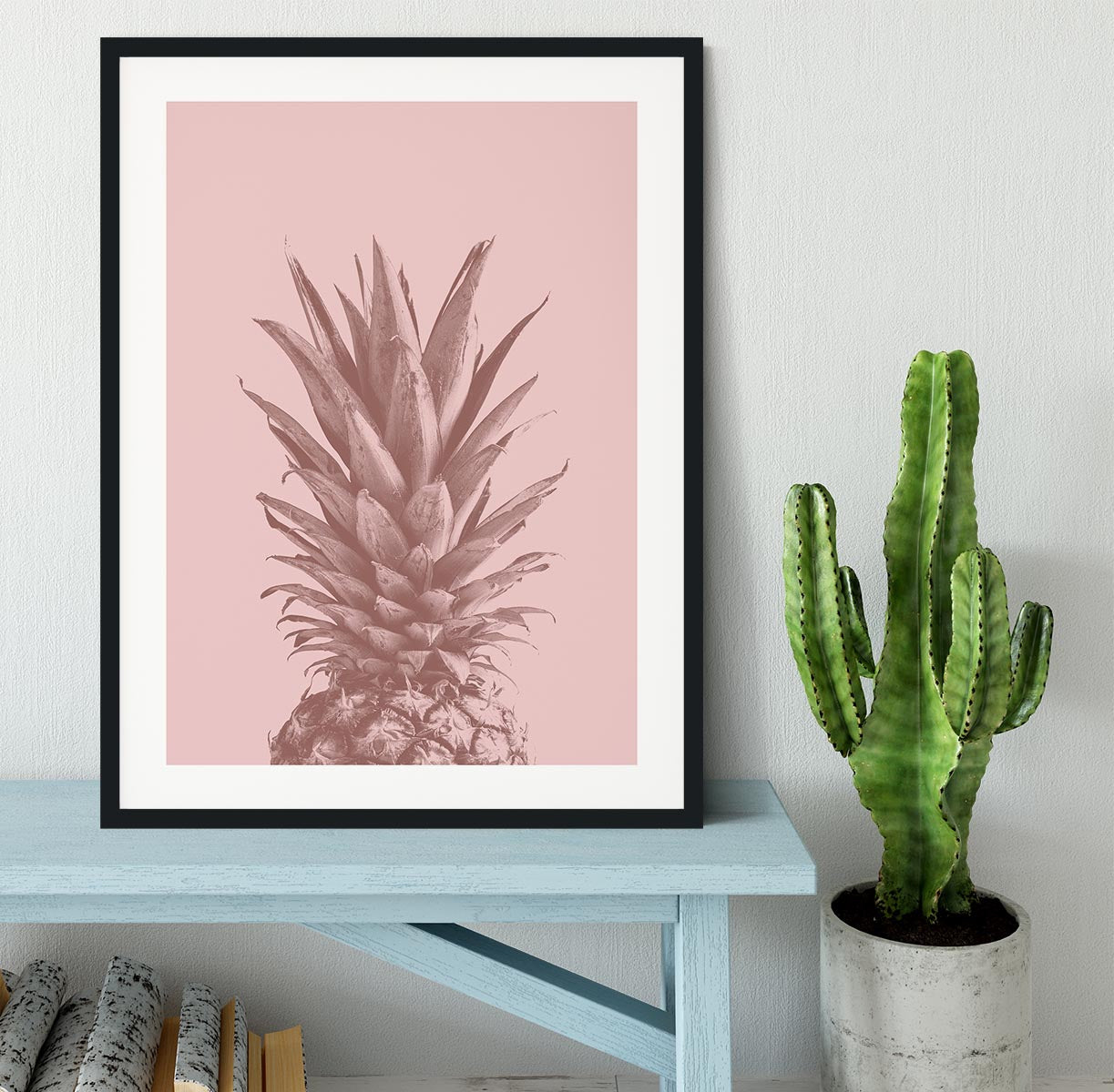 Pinapple Pink 05 Framed Print - Canvas Art Rocks - 1