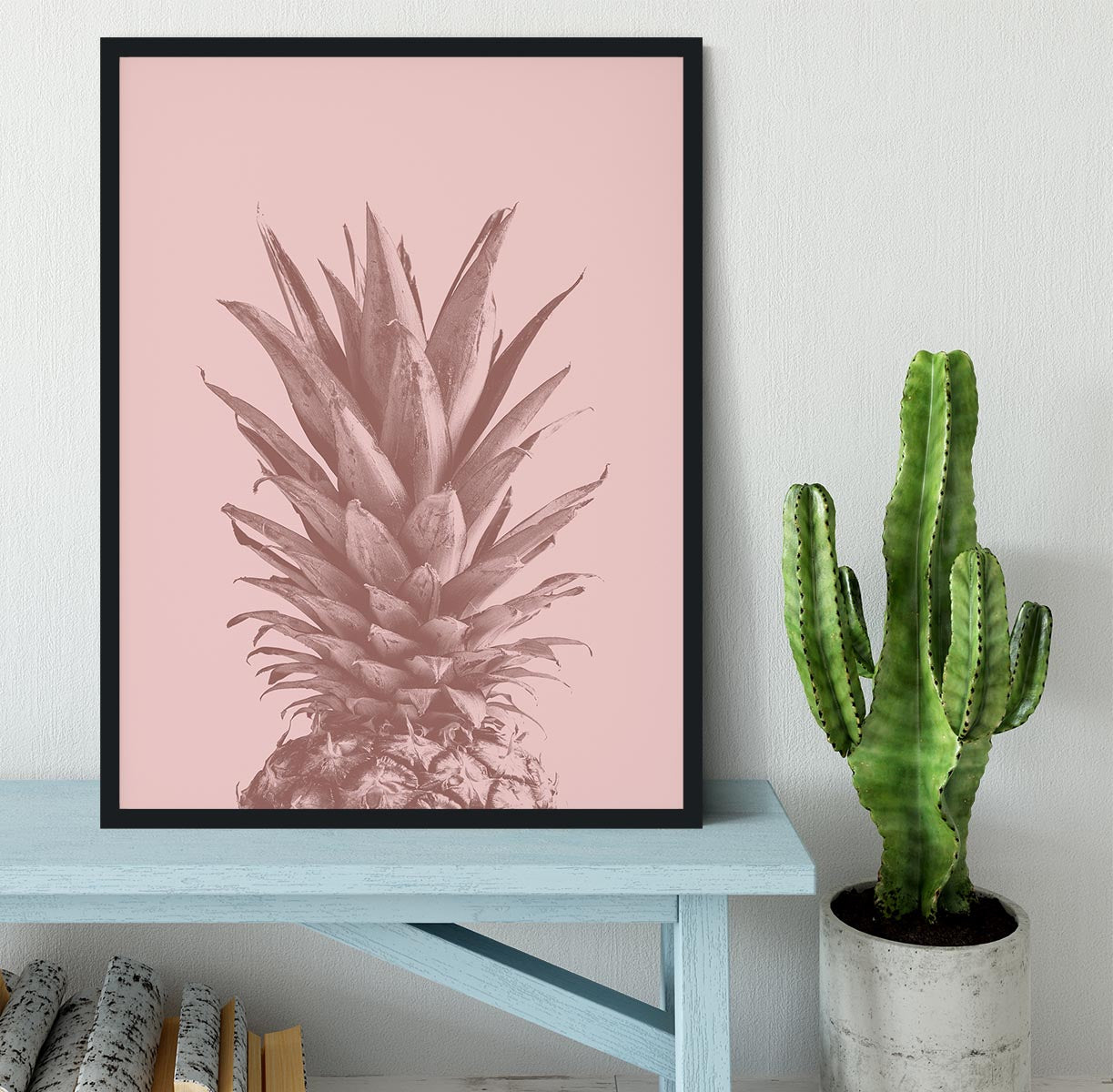 Pinapple Pink 05 Framed Print - Canvas Art Rocks - 2