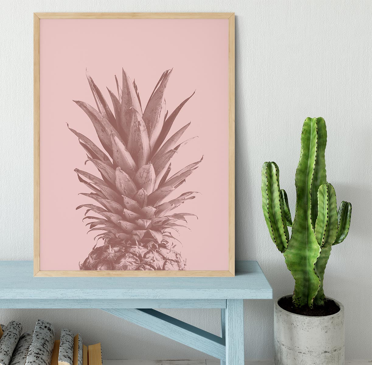Pinapple Pink 05 Framed Print - Canvas Art Rocks - 4