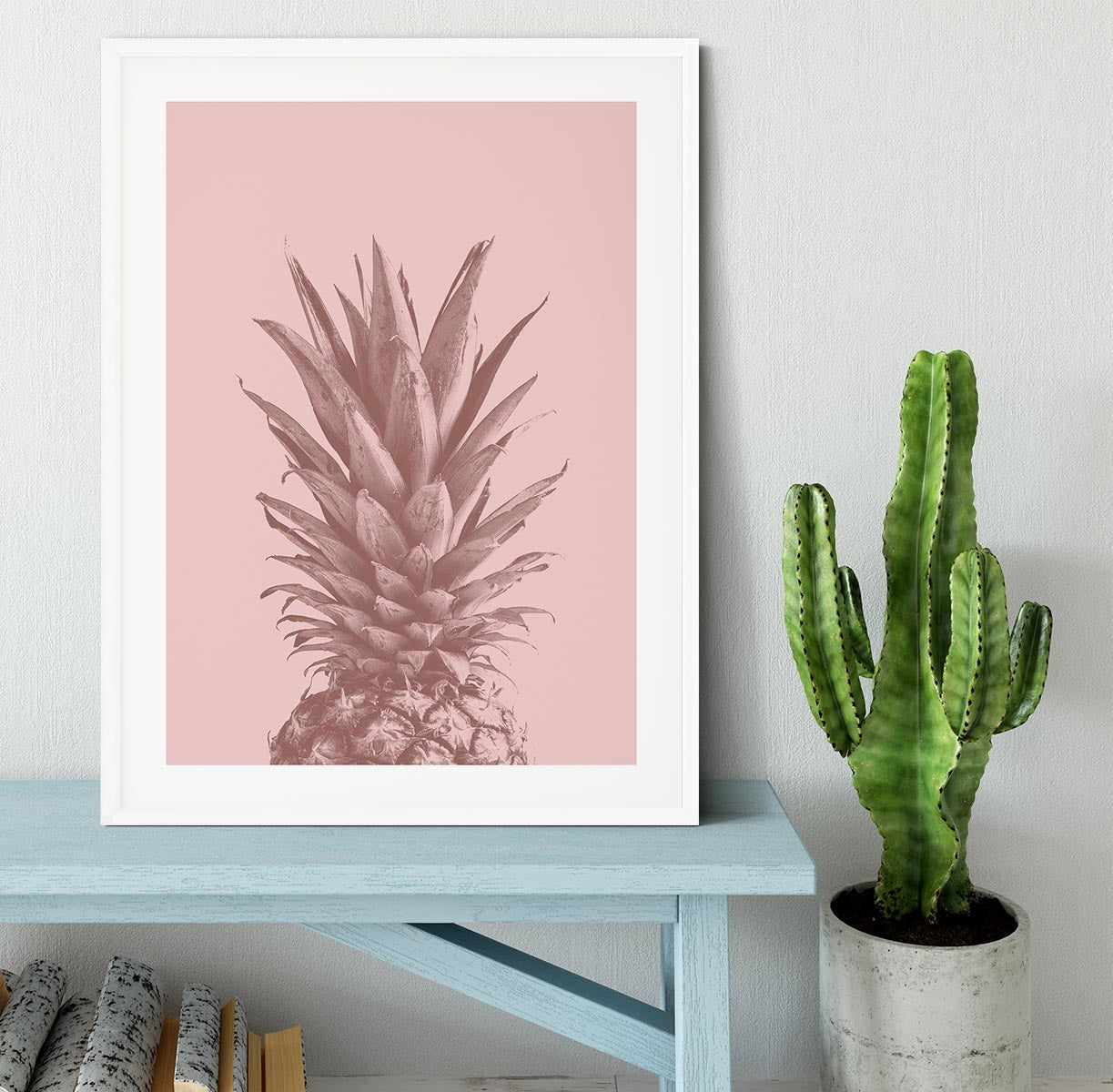 Pinapple Pink 05 Framed Print - Canvas Art Rocks - 5
