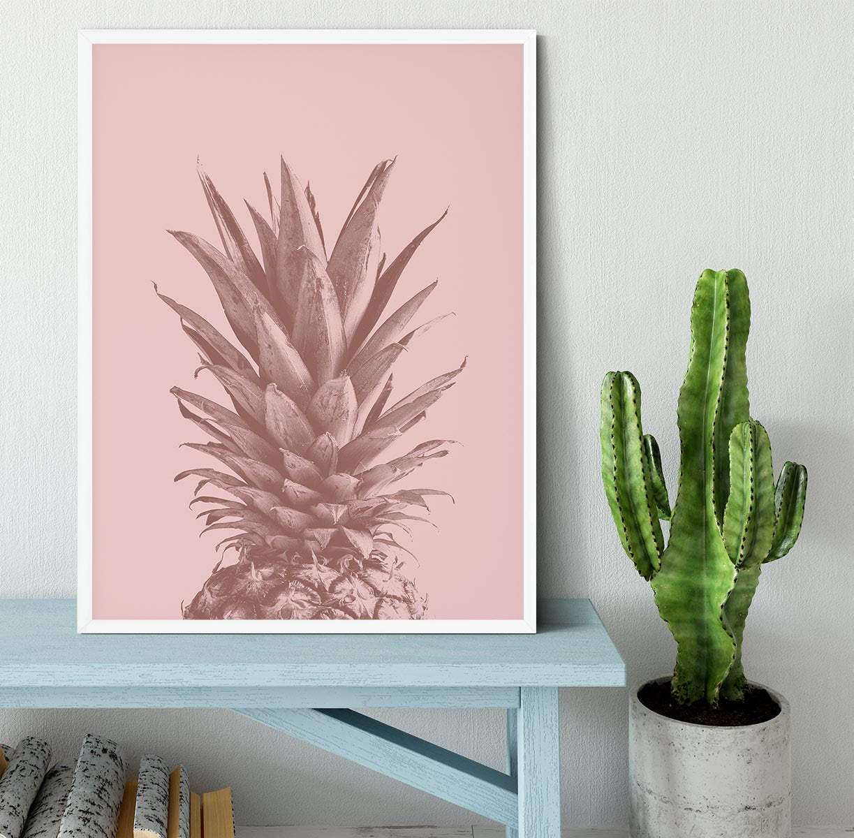 Pinapple Pink 05 Framed Print - Canvas Art Rocks -6