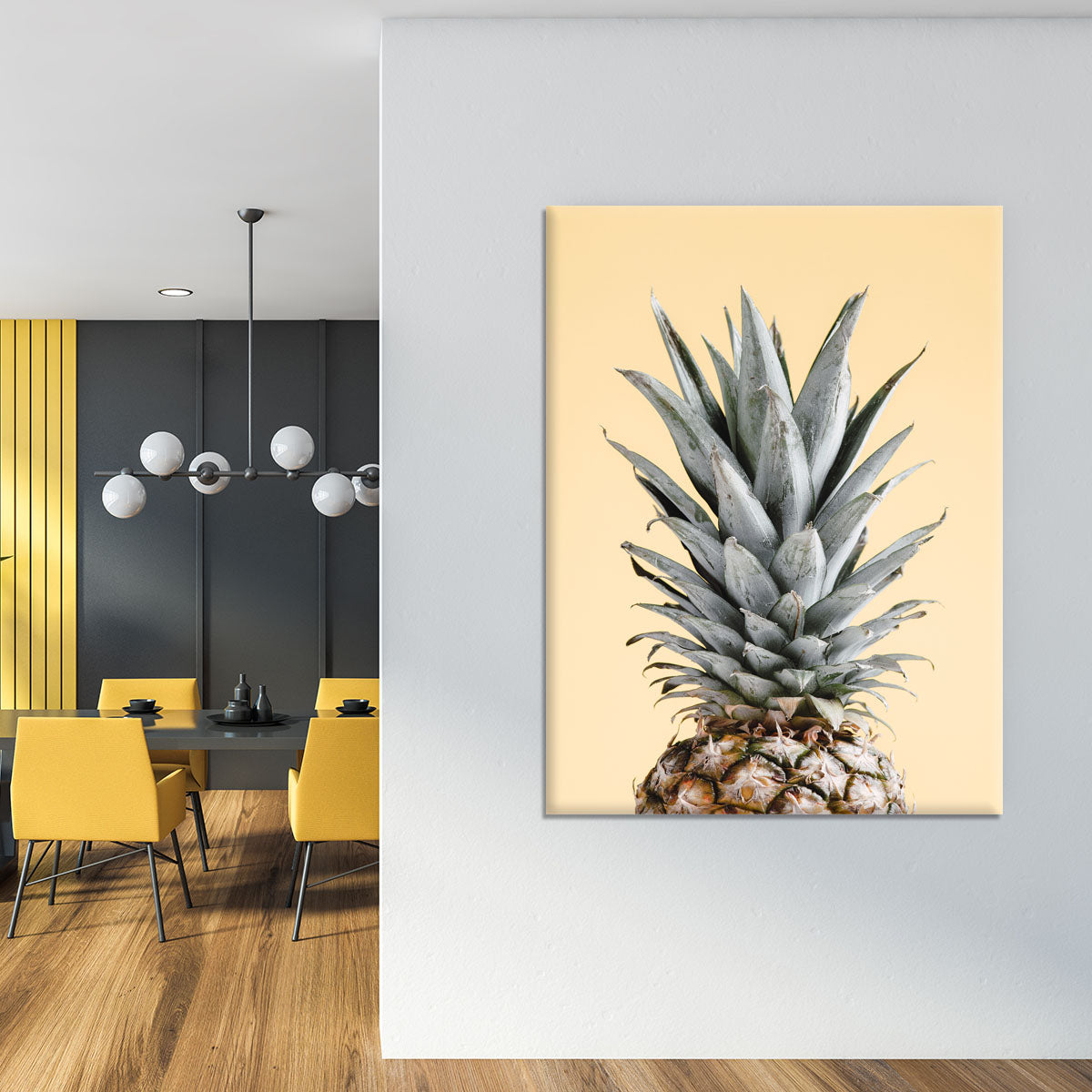 Pineapple Yellow 04 Canvas Print or Poster - Canvas Art Rocks - 4