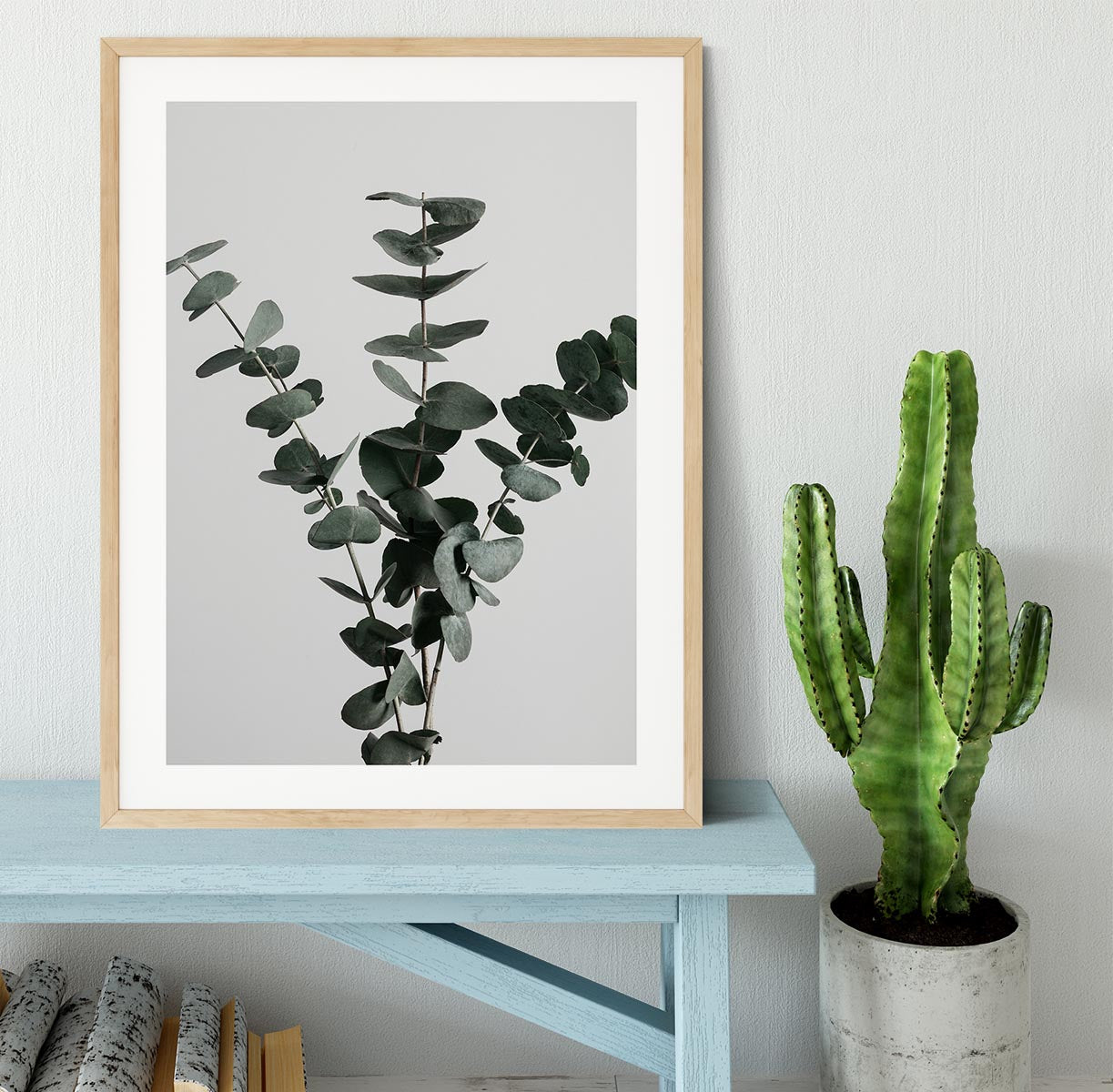 Eucalyptus Natural 01 Framed Print - Canvas Art Rocks - 3