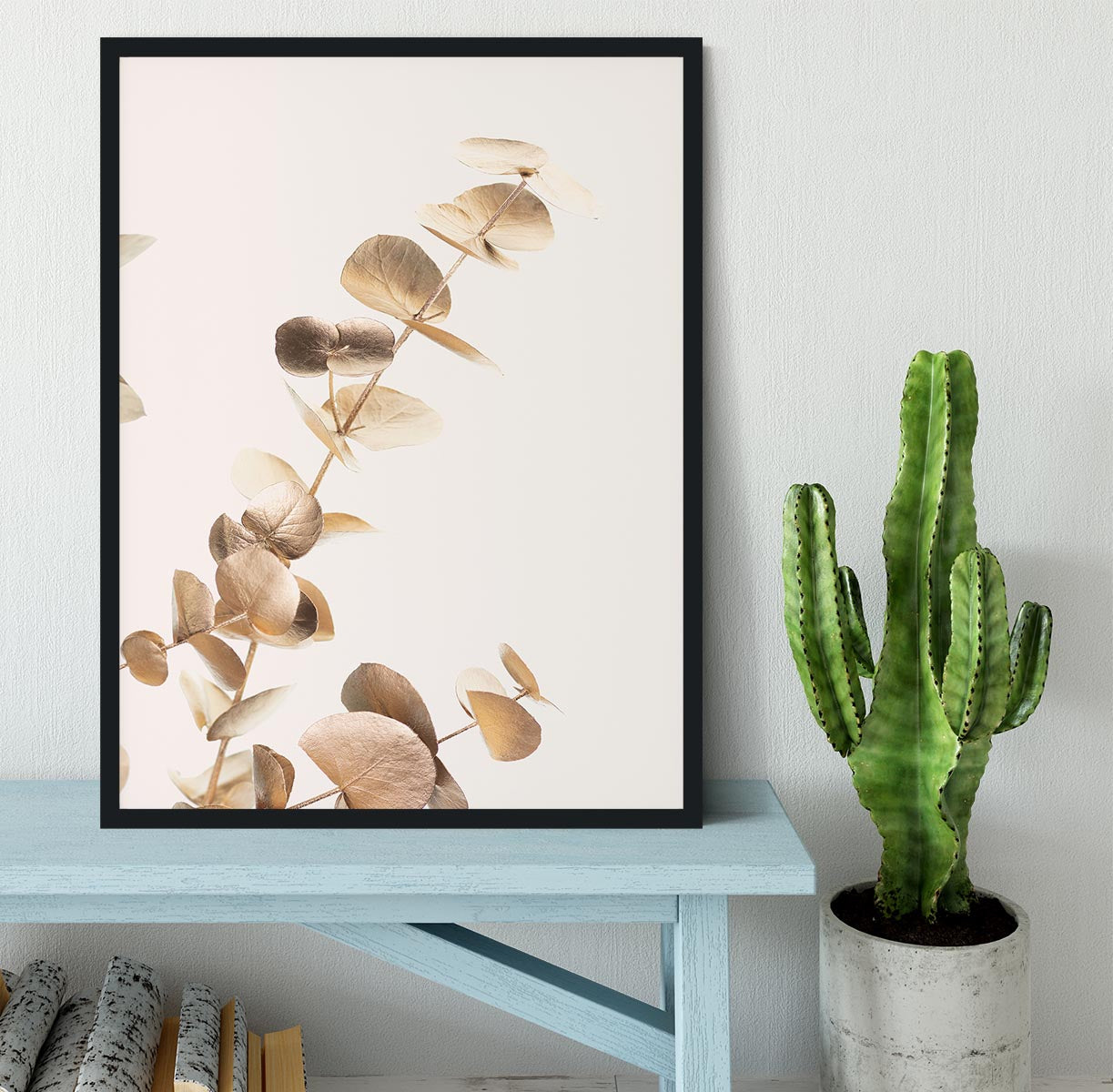 Eucalyptus Gold No 03 Framed Print - Canvas Art Rocks - 2