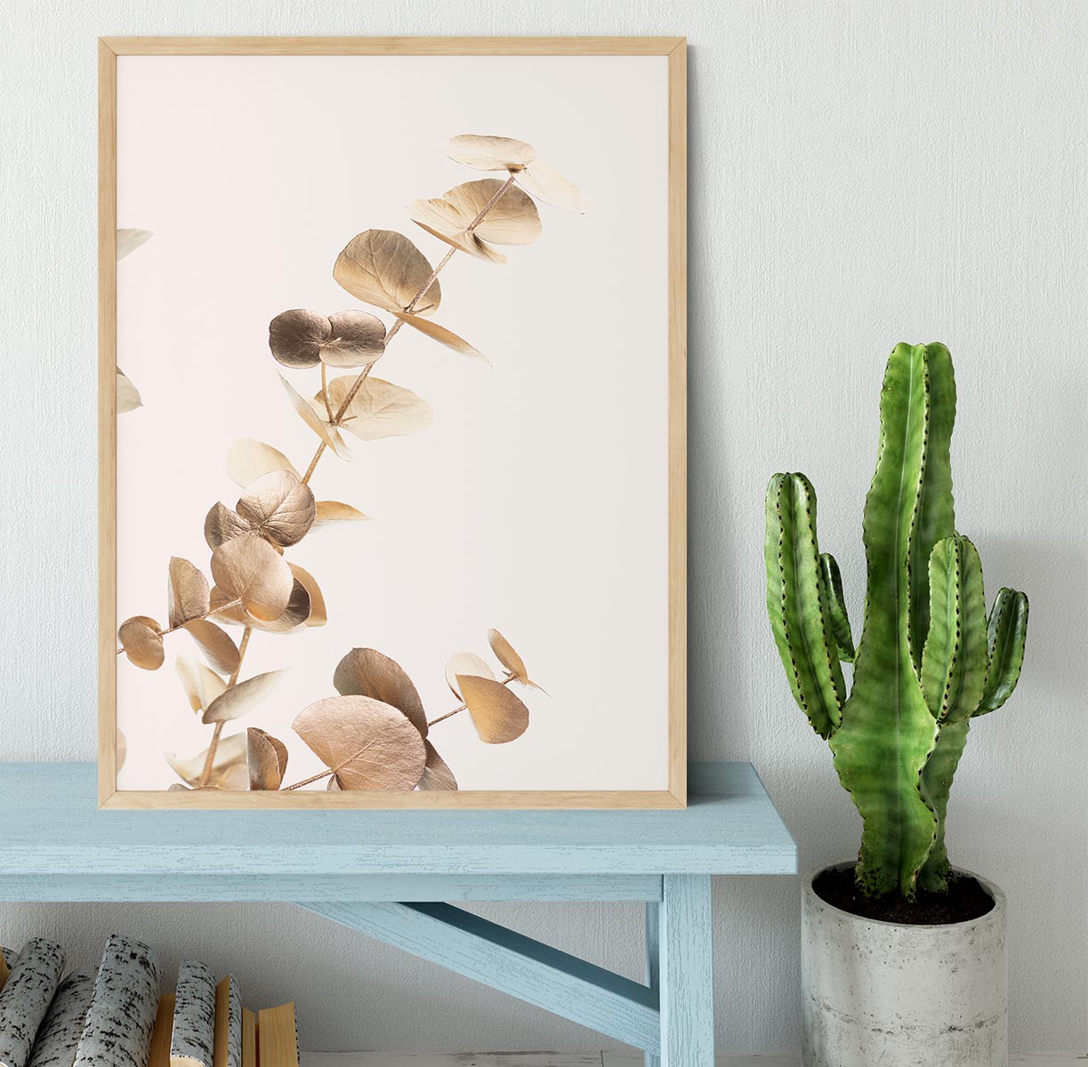 Eucalyptus Gold No 03 Framed Print - Canvas Art Rocks - 4