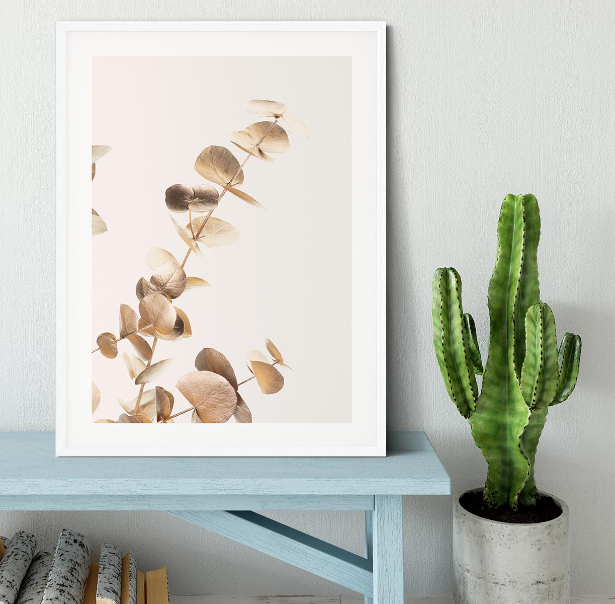 Eucalyptus Gold No 03 Framed Print - Canvas Art Rocks - 5