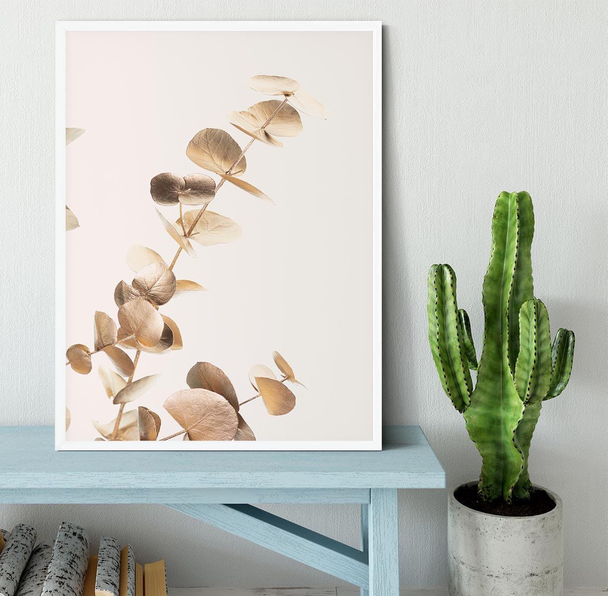 Eucalyptus Gold No 03 Framed Print - Canvas Art Rocks -6