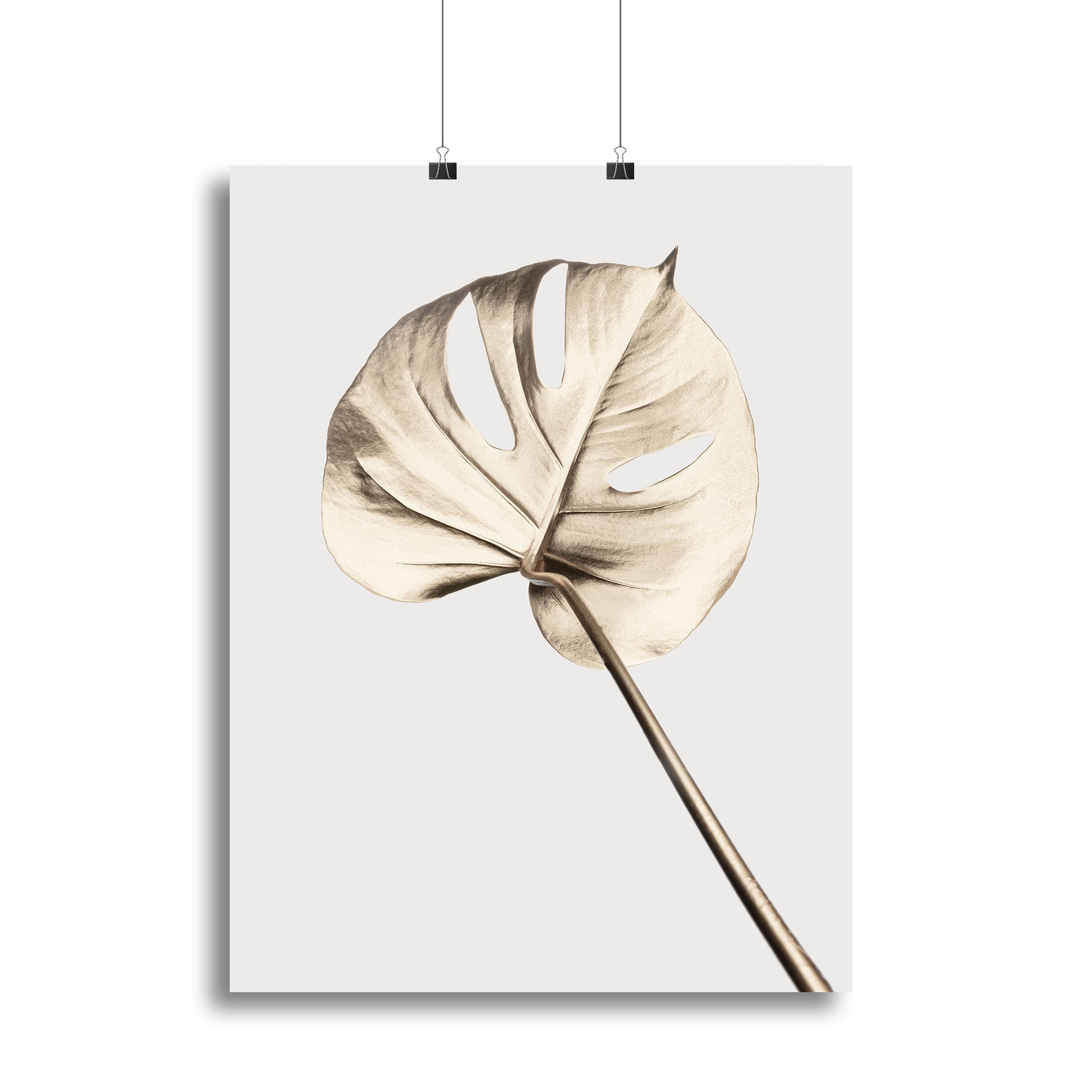 Monstera Gold 05 Canvas Print or Poster - Canvas Art Rocks - 2
