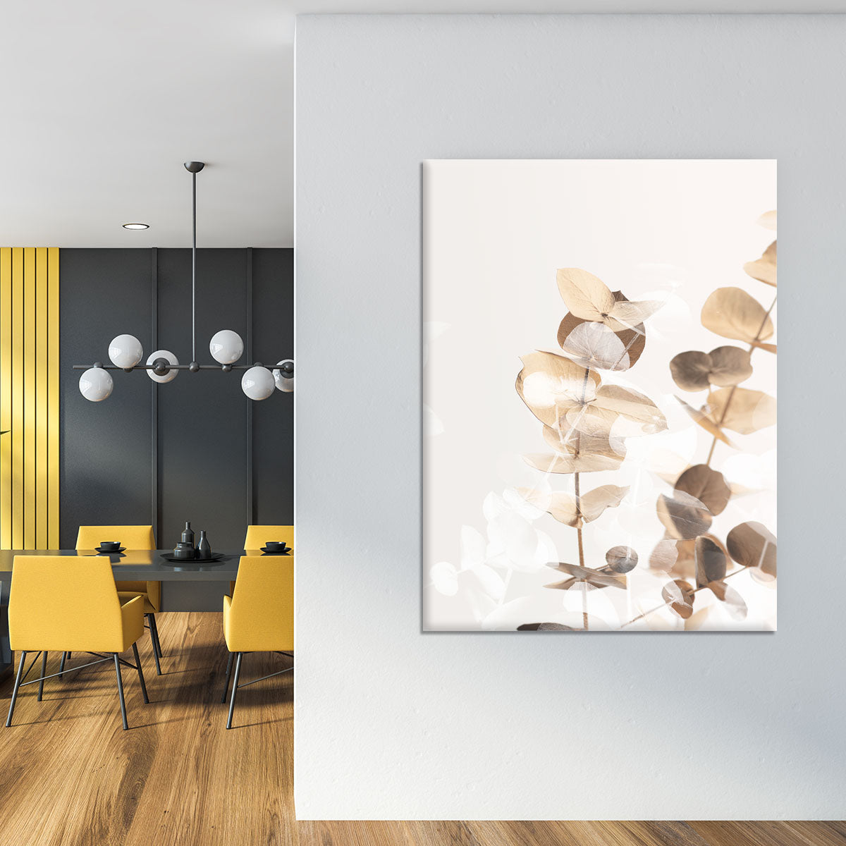 Eucalyptus Creative Gold 01 Canvas Print or Poster - Canvas Art Rocks - 4