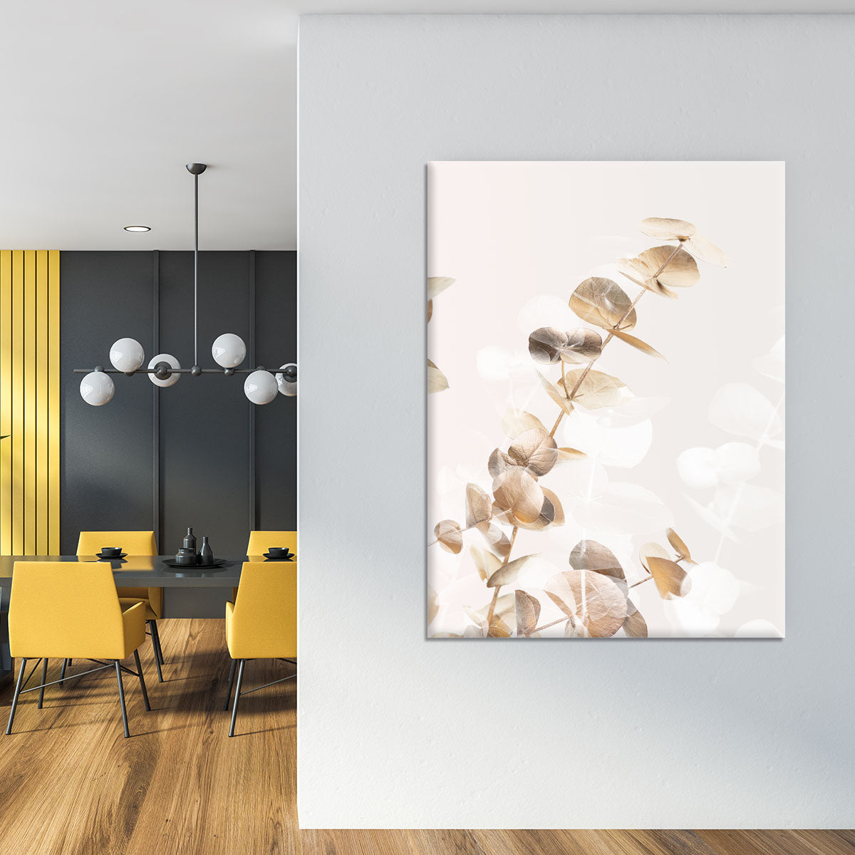 Eucalyptus Creative Gold 02 Canvas Print or Poster - Canvas Art Rocks - 4