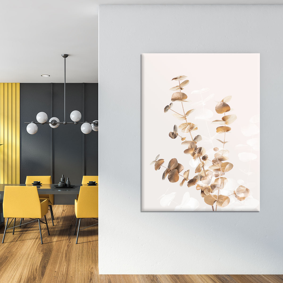 Eucalyptus Creative Gold 03 Canvas Print or Poster - Canvas Art Rocks - 4