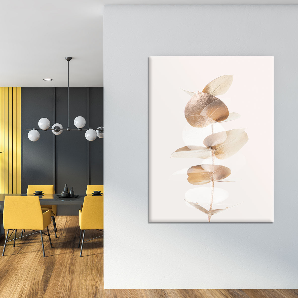 Eucalyptus Creative Gold 04 Canvas Print or Poster - Canvas Art Rocks - 4