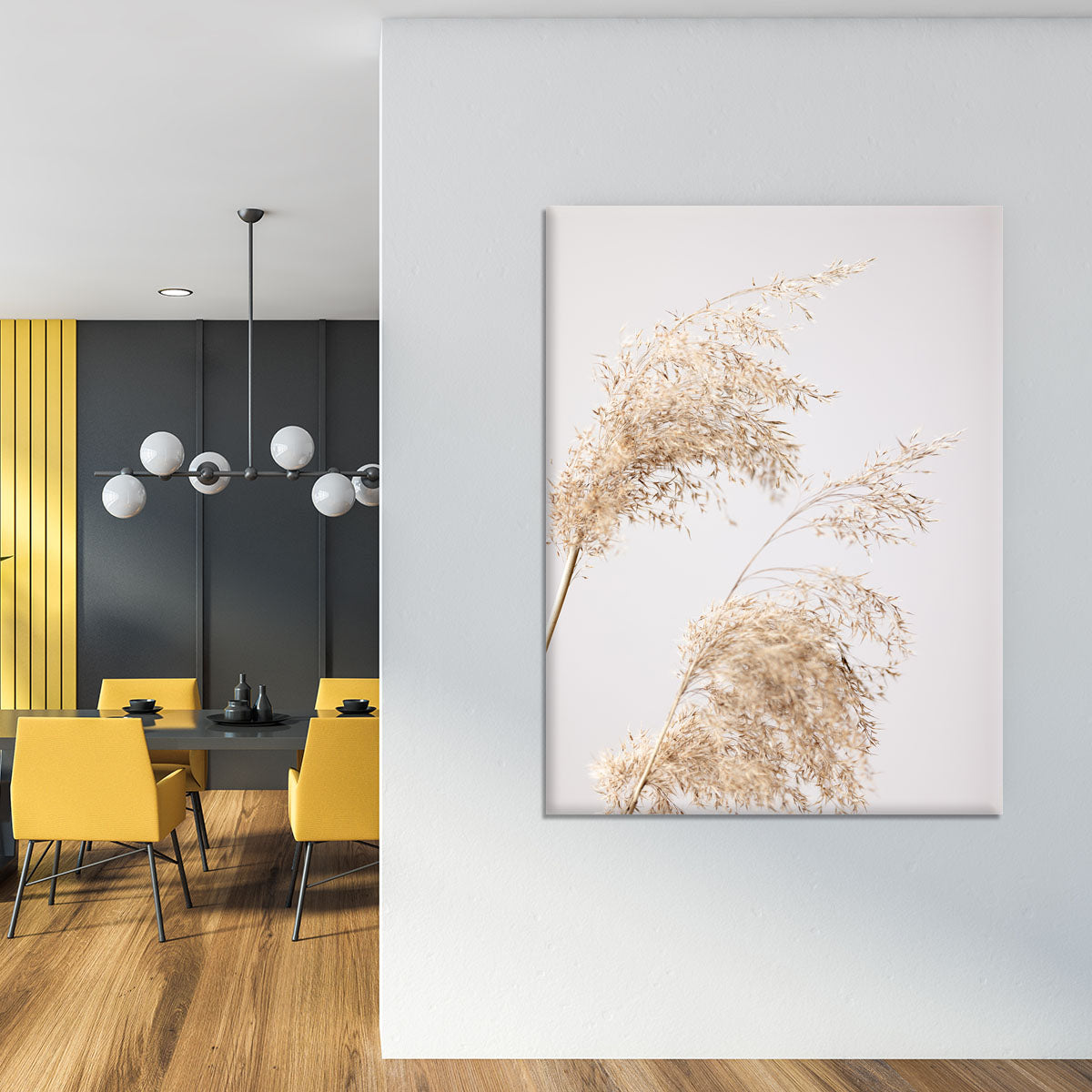 Reed Grass Grey 06 Canvas Print or Poster - Canvas Art Rocks - 4