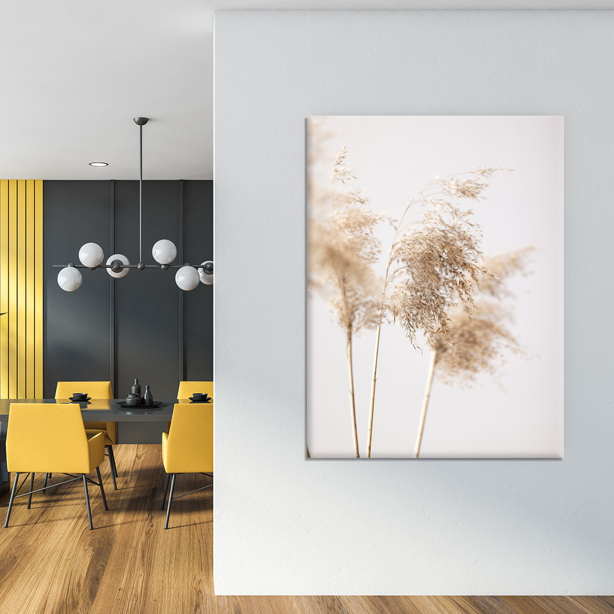 Reed Grass Grey 09 Canvas Print or Poster - Canvas Art Rocks - 4