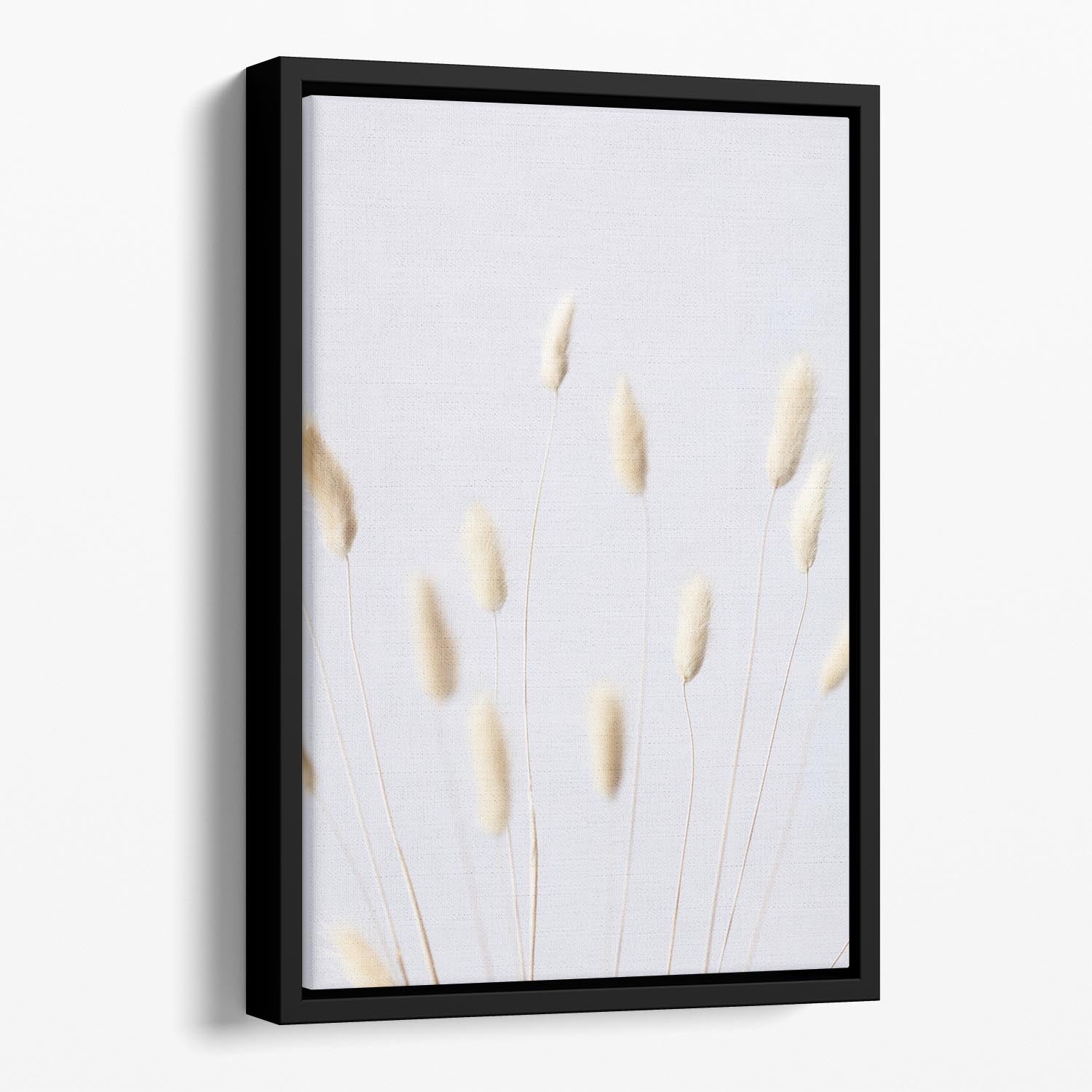 Bunny Grass No 3 Floating Framed Canvas - Canvas Art Rocks - 1