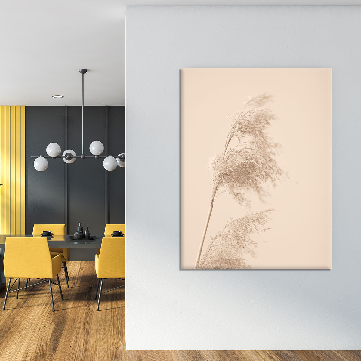 Reed Grass Beige 03 Canvas Print or Poster - Canvas Art Rocks - 4