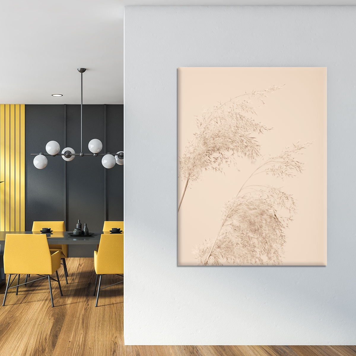 Reed Grass Beige 06 Canvas Print or Poster - Canvas Art Rocks - 4