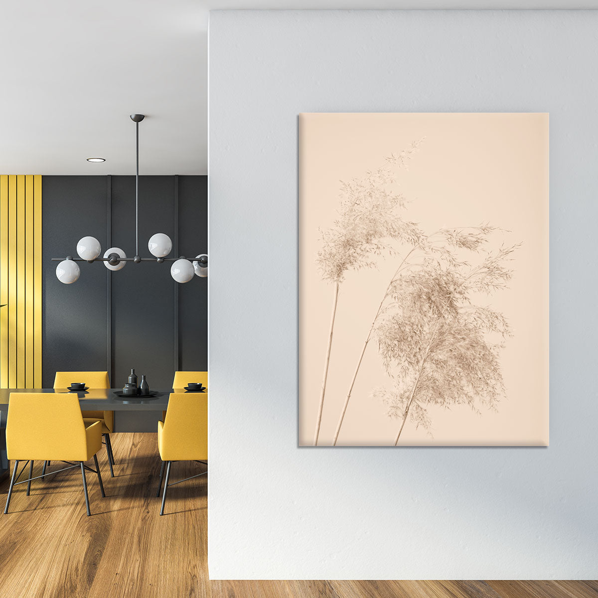 Reed Grass Beige 07 Canvas Print or Poster - Canvas Art Rocks - 4