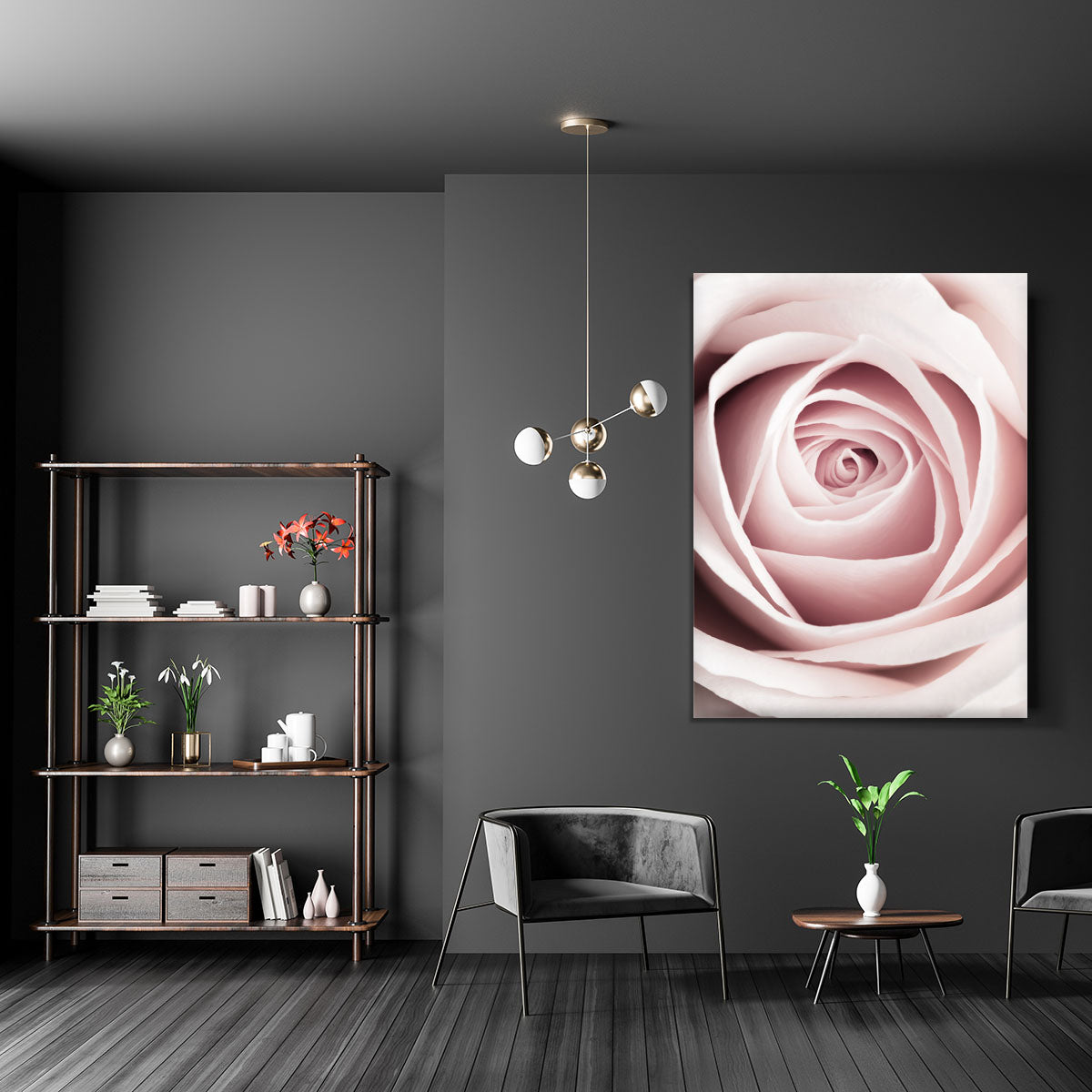 Pink Rose No 1 Canvas Print or Poster - Canvas Art Rocks - 5
