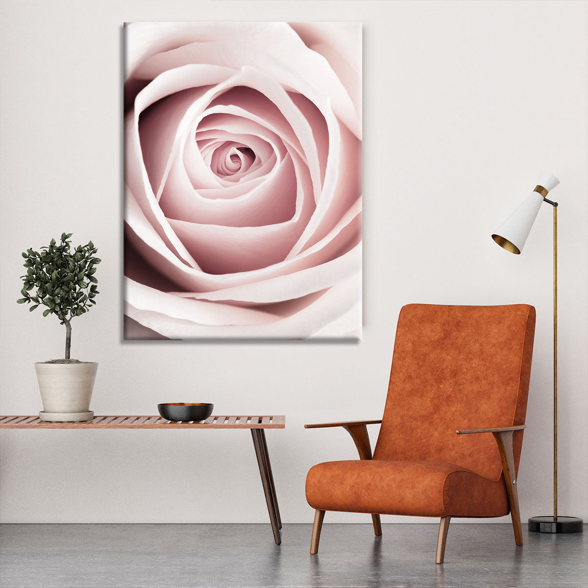 Pink Rose No 1 Canvas Print or Poster - Canvas Art Rocks - 6