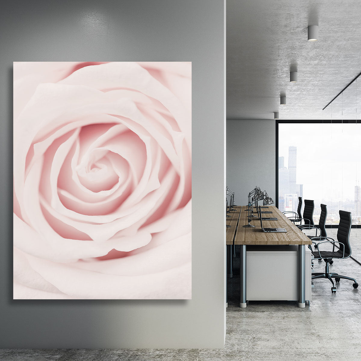 Pink Rose No 02 Canvas Print or Poster - Canvas Art Rocks - 3