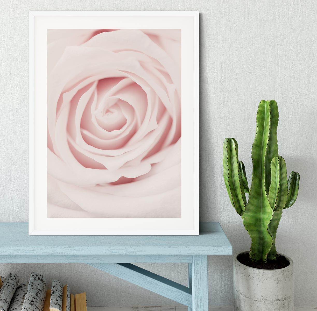 Pink Rose No 02 Framed Print - Canvas Art Rocks - 5