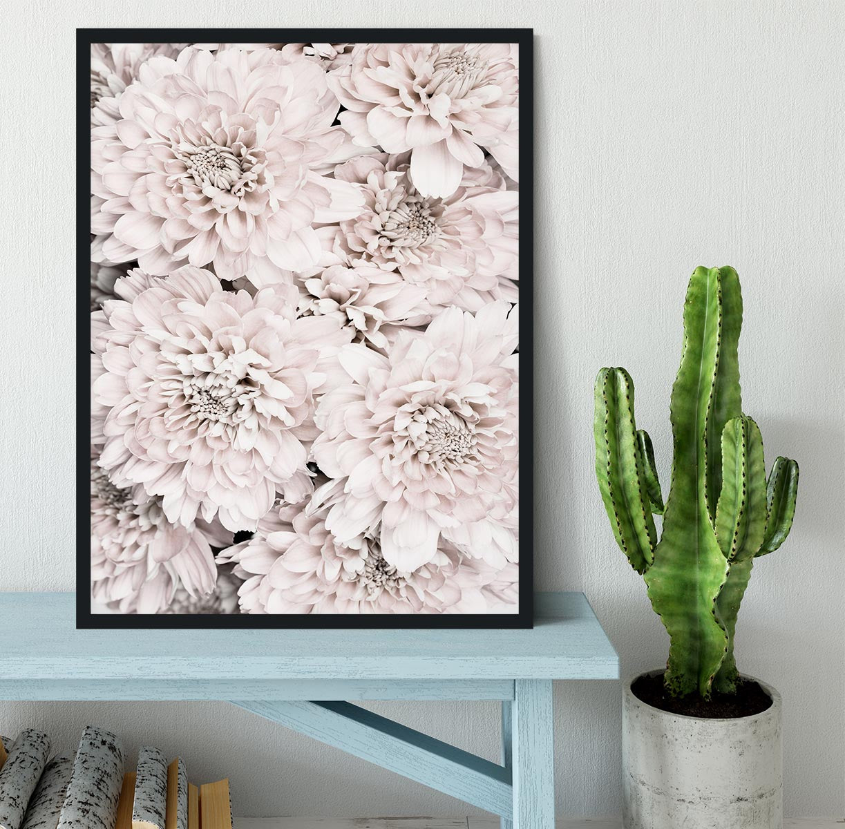 Chrysanthemum No 09 Framed Print - Canvas Art Rocks - 2