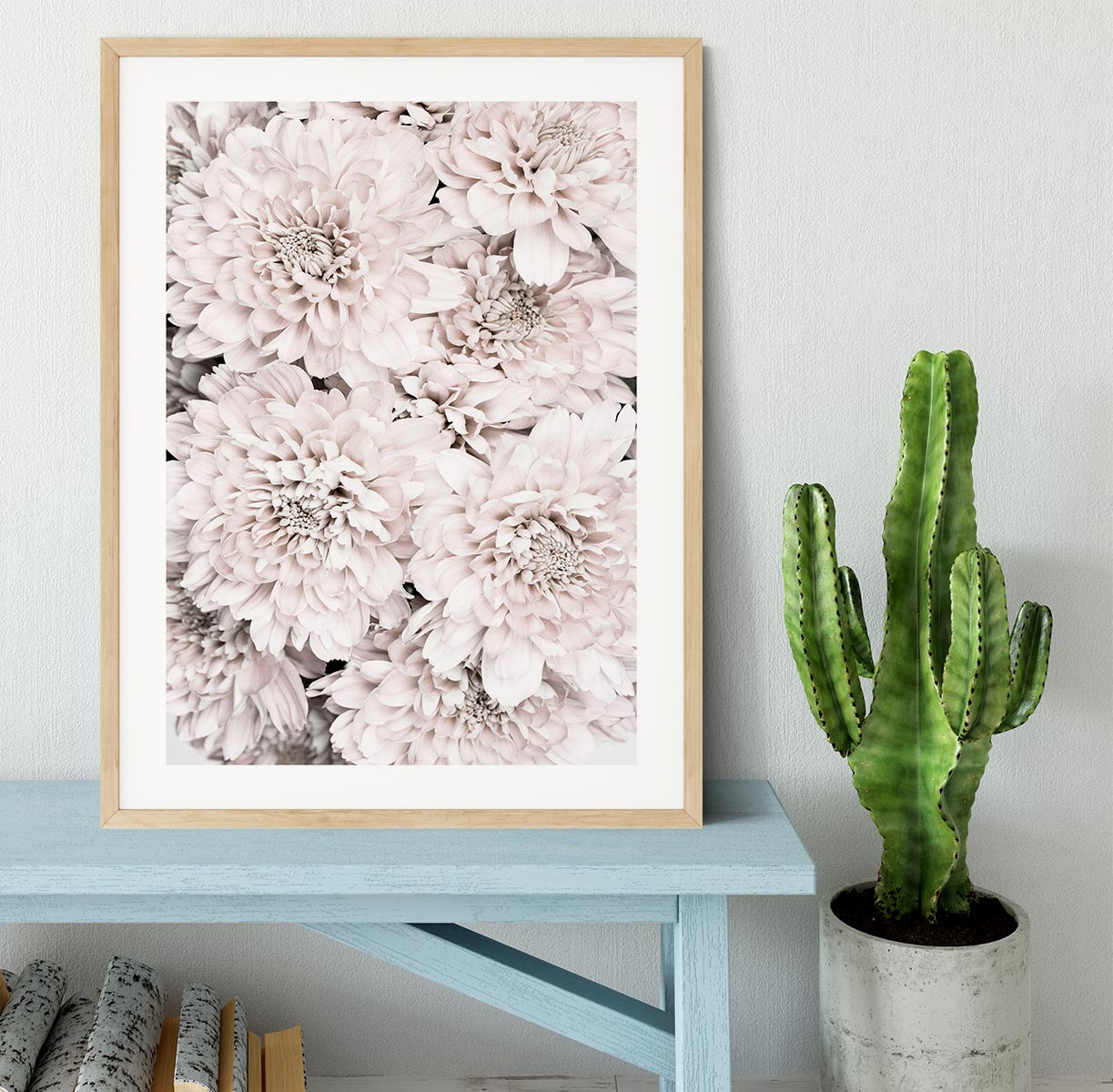 Chrysanthemum No 09 Framed Print - Canvas Art Rocks - 3