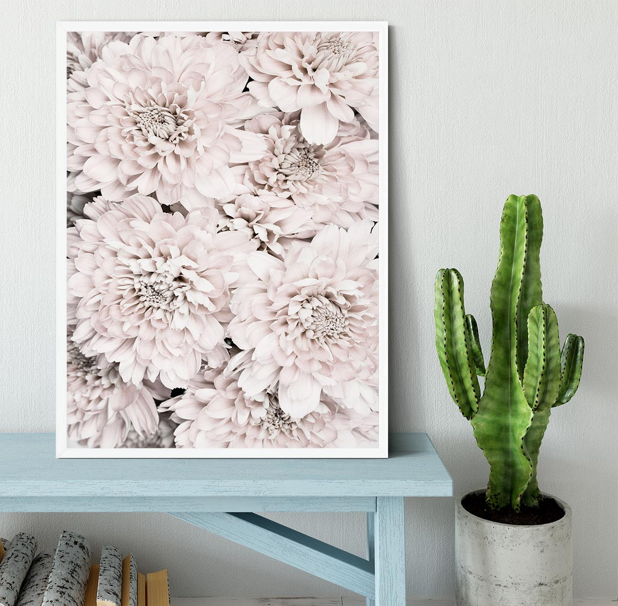 Chrysanthemum No 09 Framed Print - Canvas Art Rocks -6