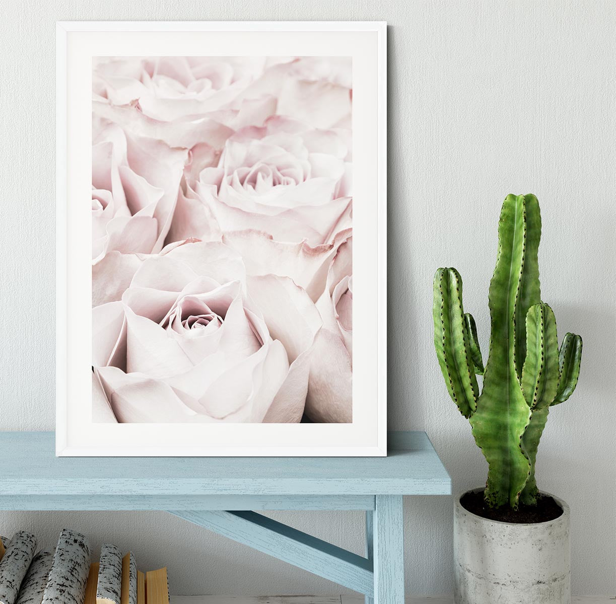 Pink Roses No 04 Framed Print - Canvas Art Rocks - 5