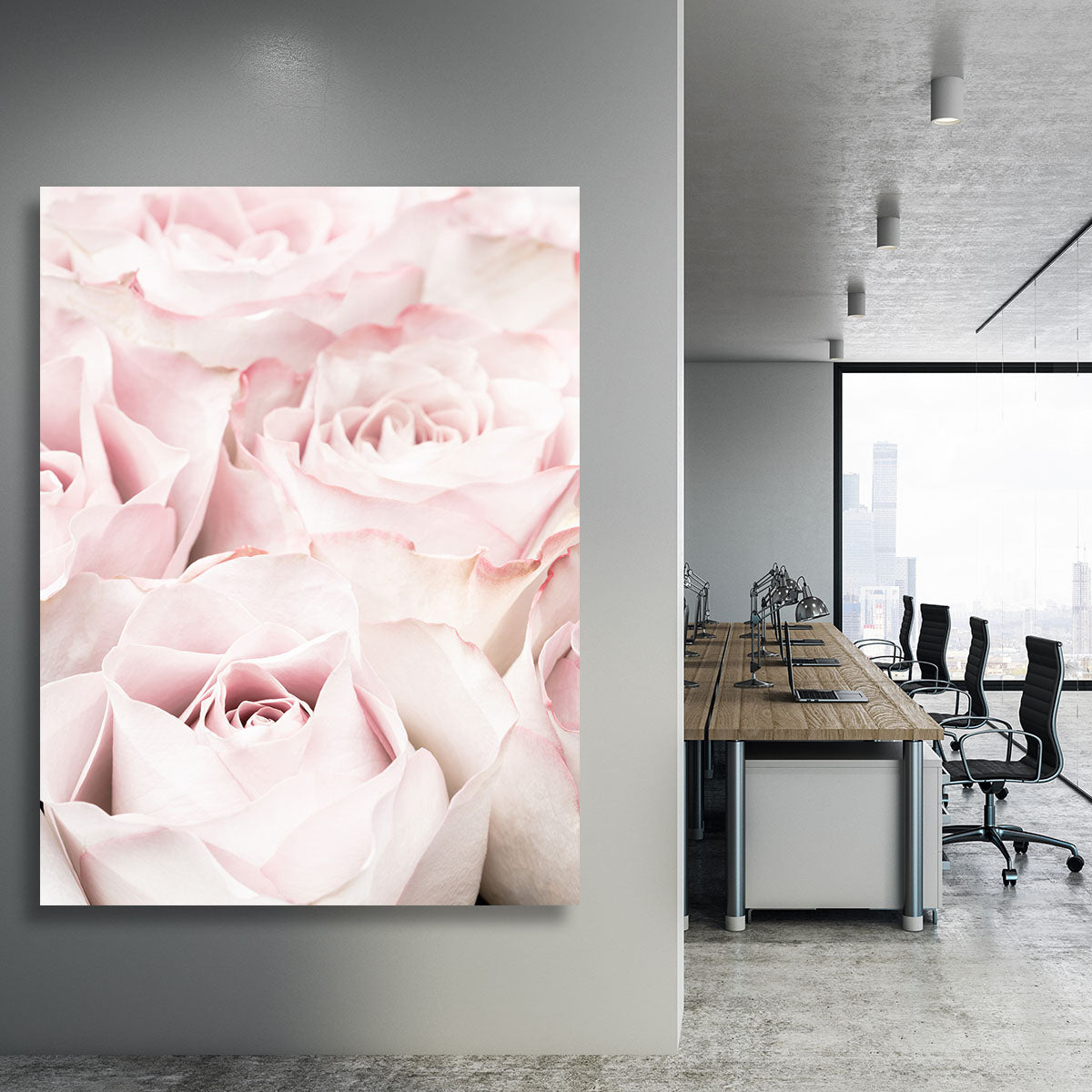 Pink Roses 05 Canvas Print or Poster - Canvas Art Rocks - 3