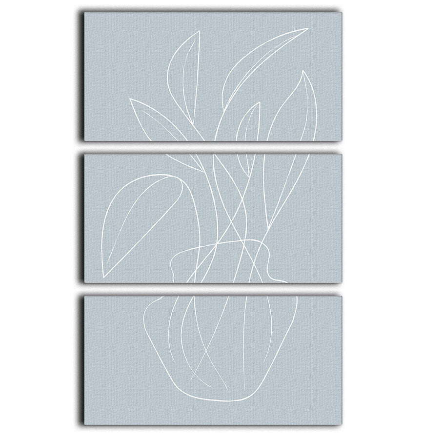 Vase Lines 3 Split Panel Canvas Print - Canvas Art Rocks - 1