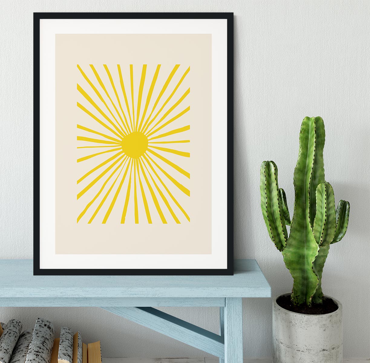 The Sun Framed Print - Canvas Art Rocks - 1