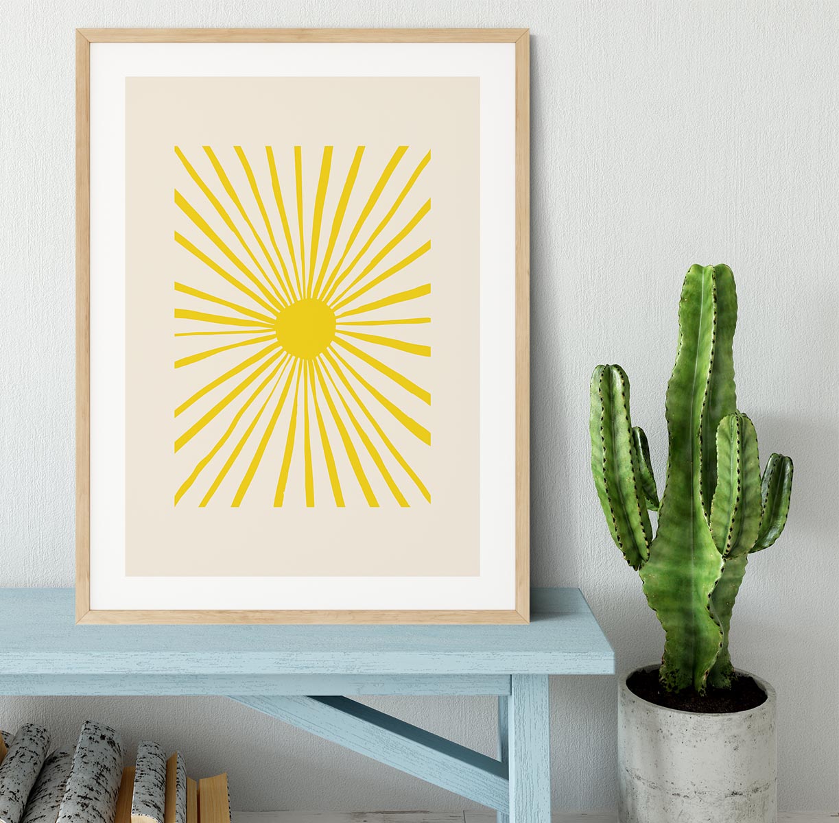 The Sun Framed Print - Canvas Art Rocks - 3